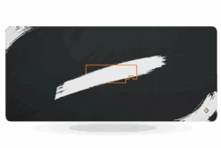 Deskmat Mousepad QwertyKey Black 4mm Stitched Edges(Deskmat Mousepad Qwertykey Negru 4mm Margini Cusute)