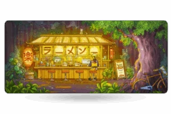 Deskmat Mousepad QwertyKey Ramen 4mm Stitched Edges(Deskmat Mousepad Qwertykey Ramen 4mm Margini Cusute)