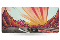 Deskmat Mousepad QwertyKey Formula Sunset 4mm Stitched Edges(Deskmat Mousepad Qwertykey Formula Sunset 4mm Margini Cusute)