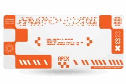 Deskmat Mousepad QwertyKey Apex 4mm Stitched Edges(Deskmat Mousepad Qwertykey Apex 4mm Margini Cusute)