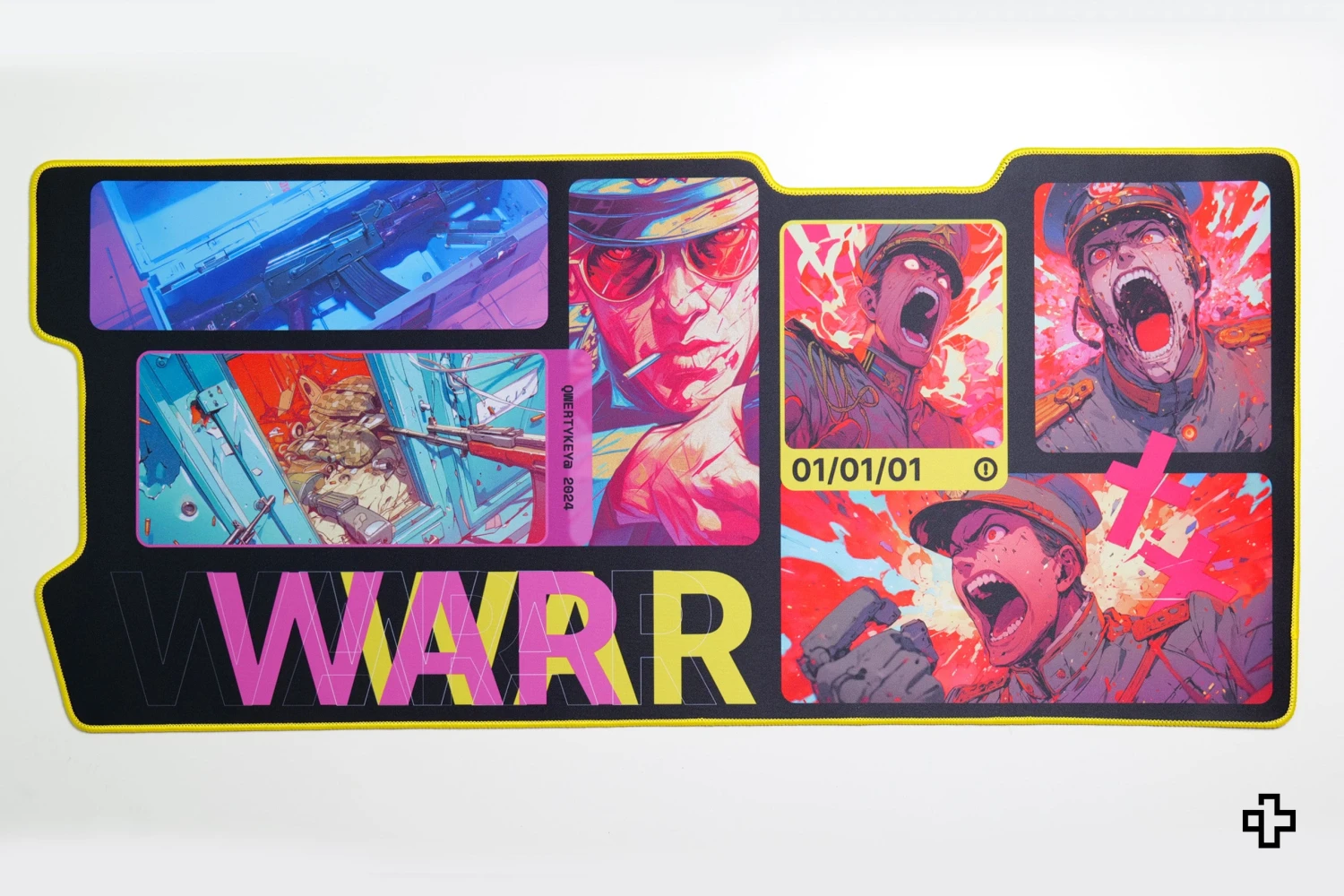 Deskmat Mousepad QwertyKey War 4mm Stitched Edges(Deskmat Mousepad Qwertykey War 4mm Margini Cusute) 5 Deskmat Mousepad QwertyKey War 4mm Stitched Edges(Deskmat Mousepad Qwertykey War 4mm Margini Cusute) - Image 3