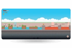 Deskmat Mousepad QwertyKey Arcade 4mm Stitched Edges(Deskmat Mousepad Qwertykey Arcade 4mm Margini Cusute)