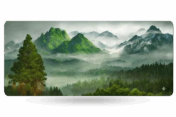 Deskmat Mousepad QwertyKey Forest 4mm Stitched Edges(Deskmat Mousepad Qwertykey Forest 4mm Margini Cusute)