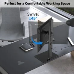 Vertical Dual Monitor Stand For 13"-42'' Monitors MUA1005 -Mountup Store swivel 62ebdd64 0efa 4137 b6c5 967d4a552205